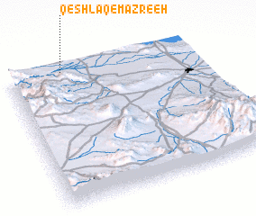 3d view of Qeshlāq-e Mazre‘eh