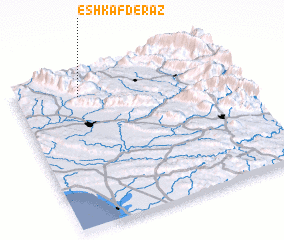 3d view of Eshkaf Derāz