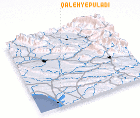 3d view of Qal‘eh-ye Pūlādī