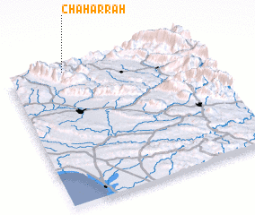 3d view of Chahār Rāh