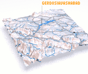 3d view of Gerdū Sīāvashābād