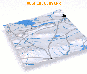 3d view of Qeshlāq-e Dāylar