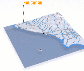 3d view of Māl Sanān