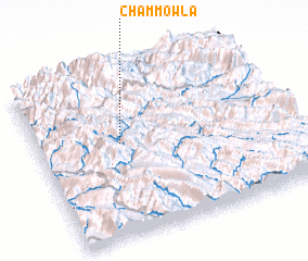 3d view of Cham Mowlā