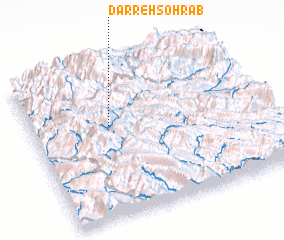 3d view of Darreh Sohrāb