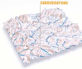 3d view of Sar Rūd-e Ayvak