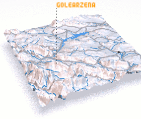 3d view of Gol-e Arzenā