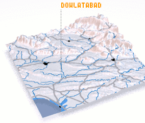 3d view of Dowlatābād