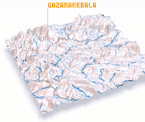 3d view of Gazanak-e Bālā