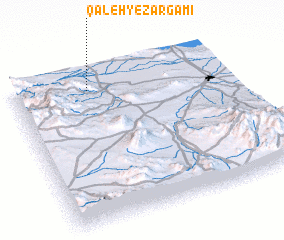 3d view of Qal‘eh-ye Zargāmī