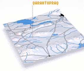 3d view of Qarah Tūprāq