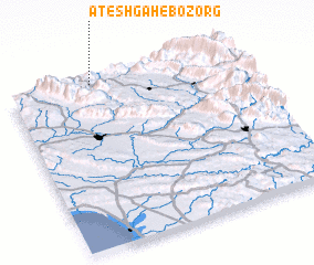 3d view of Āteshgāh-e Bozorg