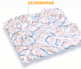 3d view of Gazanak-e Pā\
