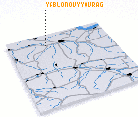 3d view of Yablonovyy Ovrag