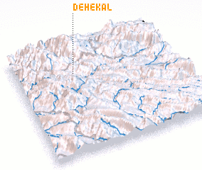 3d view of Deh-e Kal