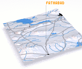 3d view of Fatḩābād