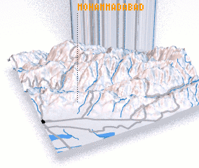 3d view of Moḩammadābād