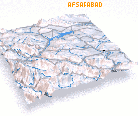 3d view of Afsarābād