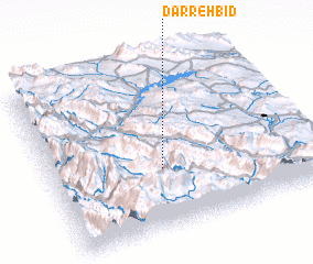 3d view of Darreh Bīd