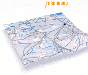 3d view of Faraḩābād