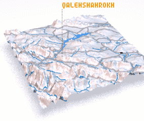 3d view of Qal‘eh Shāhrokh