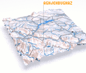 3d view of Āghjeh Būghāz