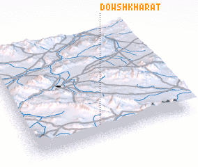 3d view of Dowshkharāţ