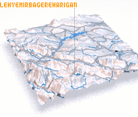 3d view of Qal‘eh-ye Mīrbāger-e Harīgān