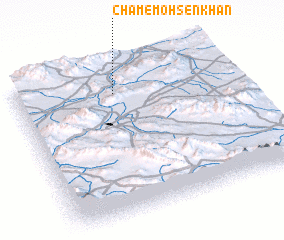 3d view of Cham-e Moḩsen Khān