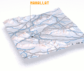 3d view of Maḩallāt