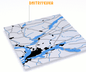 3d view of Dmitriyevka