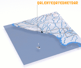 3d view of Qal‘eh-ye Qāyed Ḩeydar