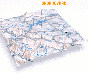 3d view of Bābā Ḩeydar