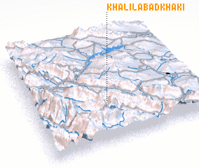 3d view of Khalīlābād Khākī