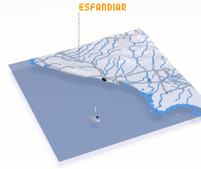 3d view of Esfandīār