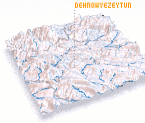 3d view of Deh Now-ye Zeytūn