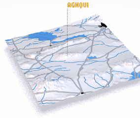 3d view of Āgh Qū\