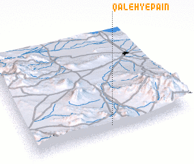 3d view of Qal‘eh-ye Pā\