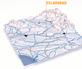 3d view of Eslāmābād