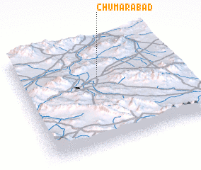 3d view of Chumārābād