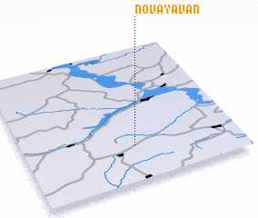 3d view of Novaya Van\