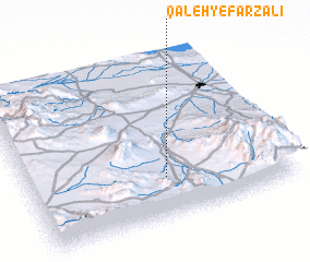 3d view of Qal‘eh-ye Farẕ‘alī