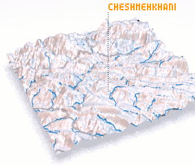 3d view of Cheshmeh Khānī