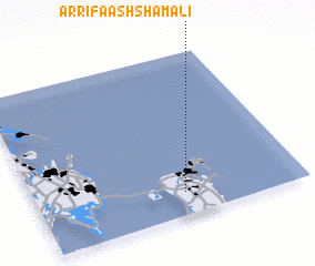 3d view of Ar Rifā‘ ash Shamālī