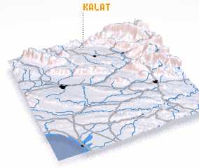 3d view of Kalāt