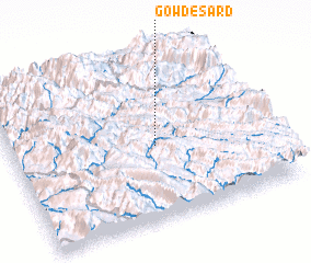 3d view of Gowd-e Sard