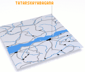 3d view of Tatarskaya Bagana