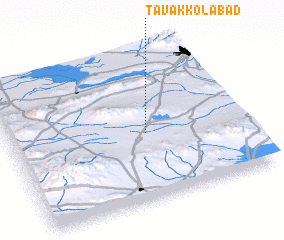 3d view of Tavakkolābād