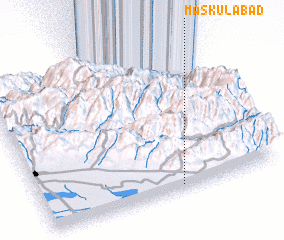 3d view of Maskūlābād