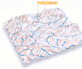 3d view of Fīrūzābād
